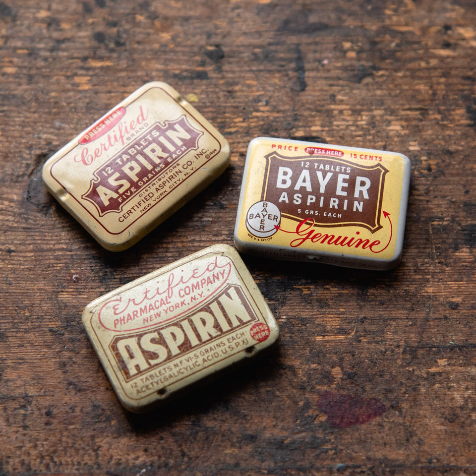 12 Tablets Aspirin Tin Alternative Sketchbook