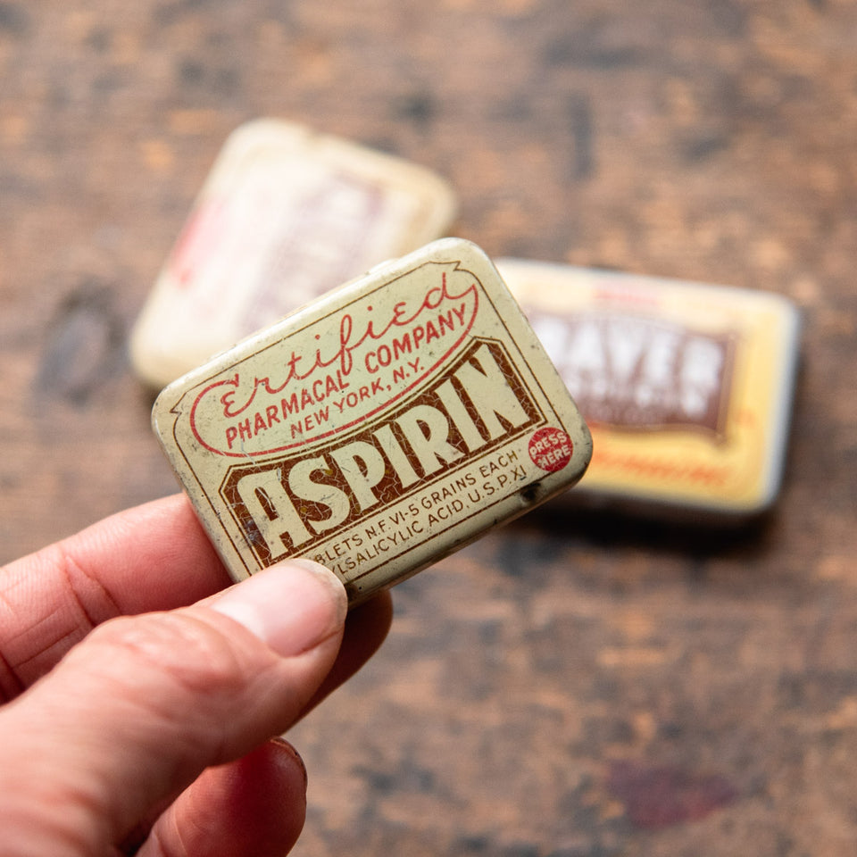 12 Tablets Aspirin Tin Alternative Sketchbook