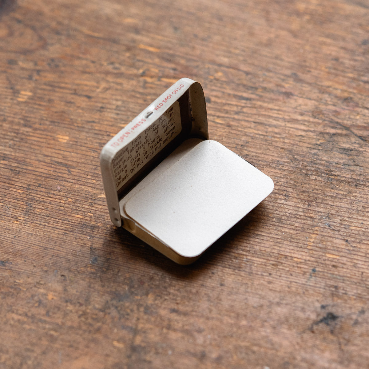 12 Tablets Aspirin Tin Alternative Sketchbook