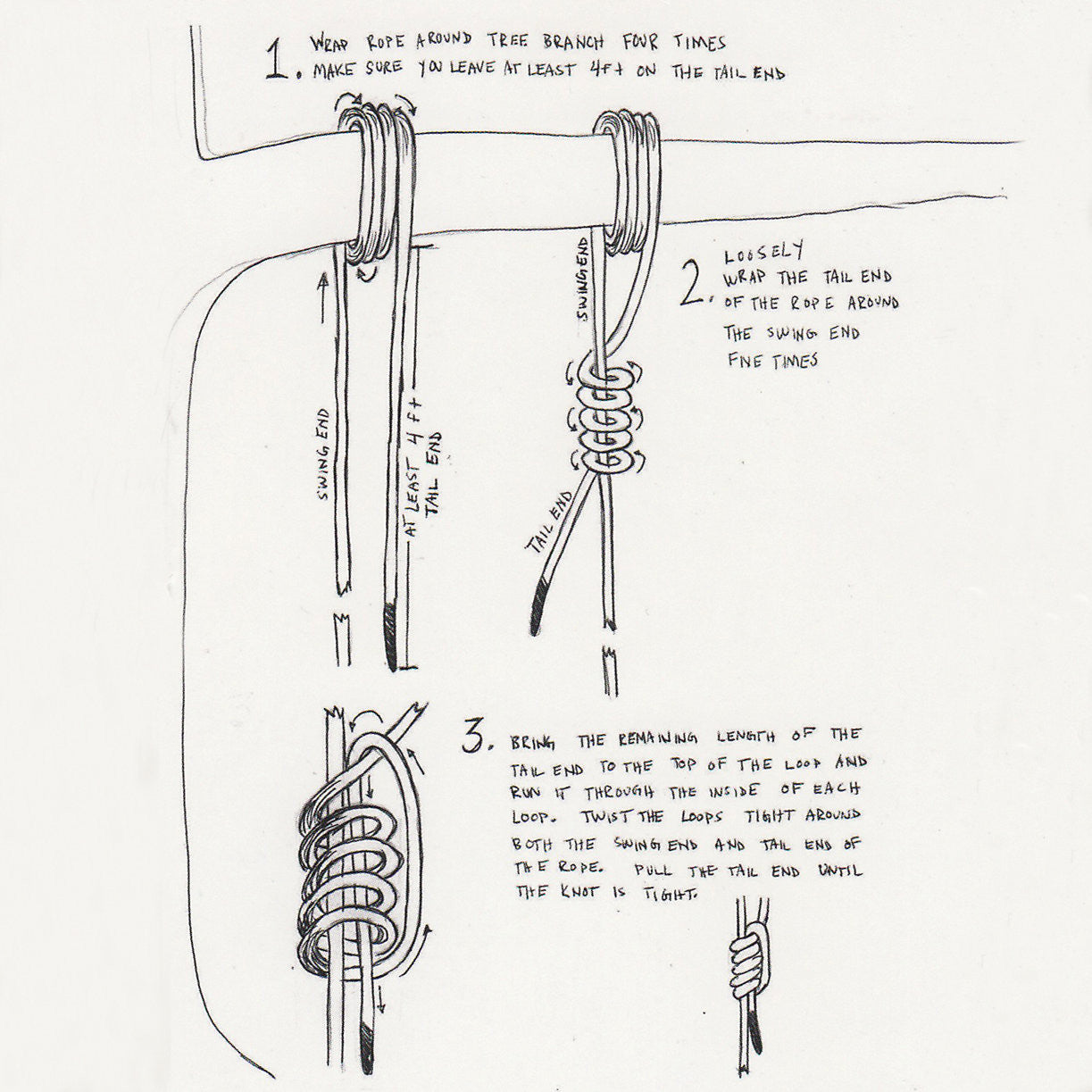 Olde-Fashioned Tree Swing – One of a Kind