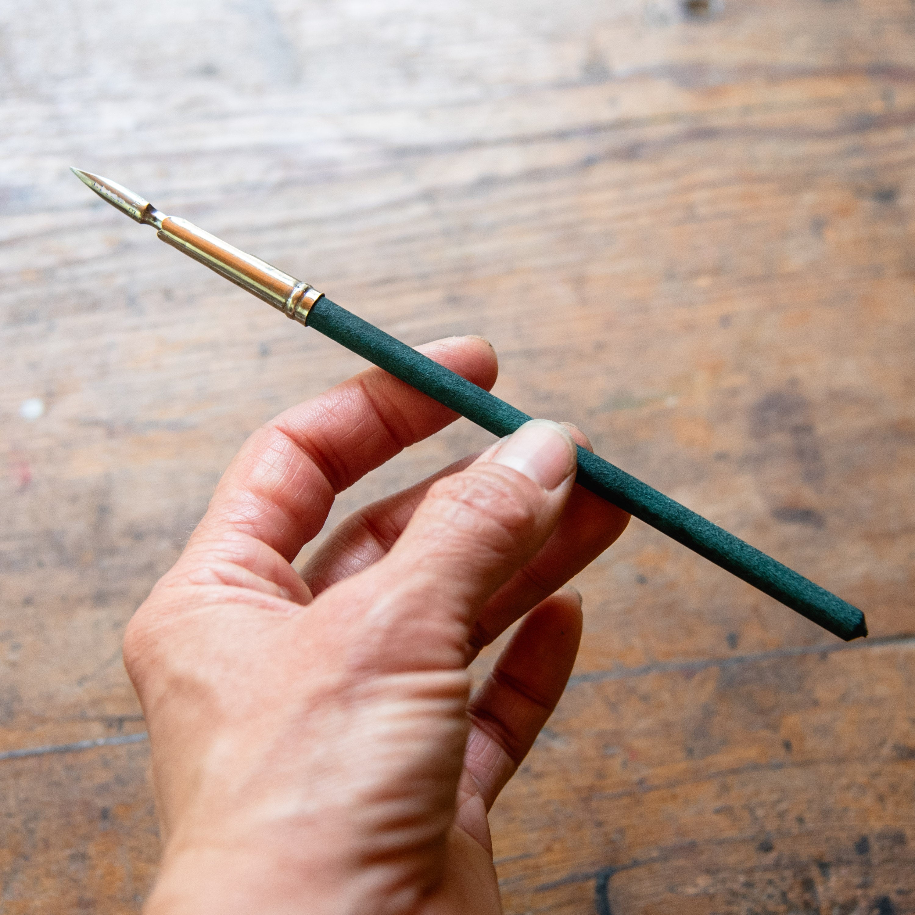 Vintage Aqua Dip Pen