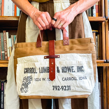 Classic Tote with Mid-Century Hardware Store Apron: Carroll Lumber