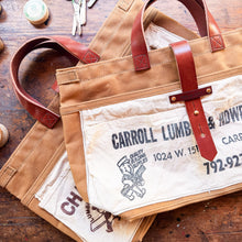 Classic Tote with Mid-Century Hardware Store Apron: Carroll Lumber