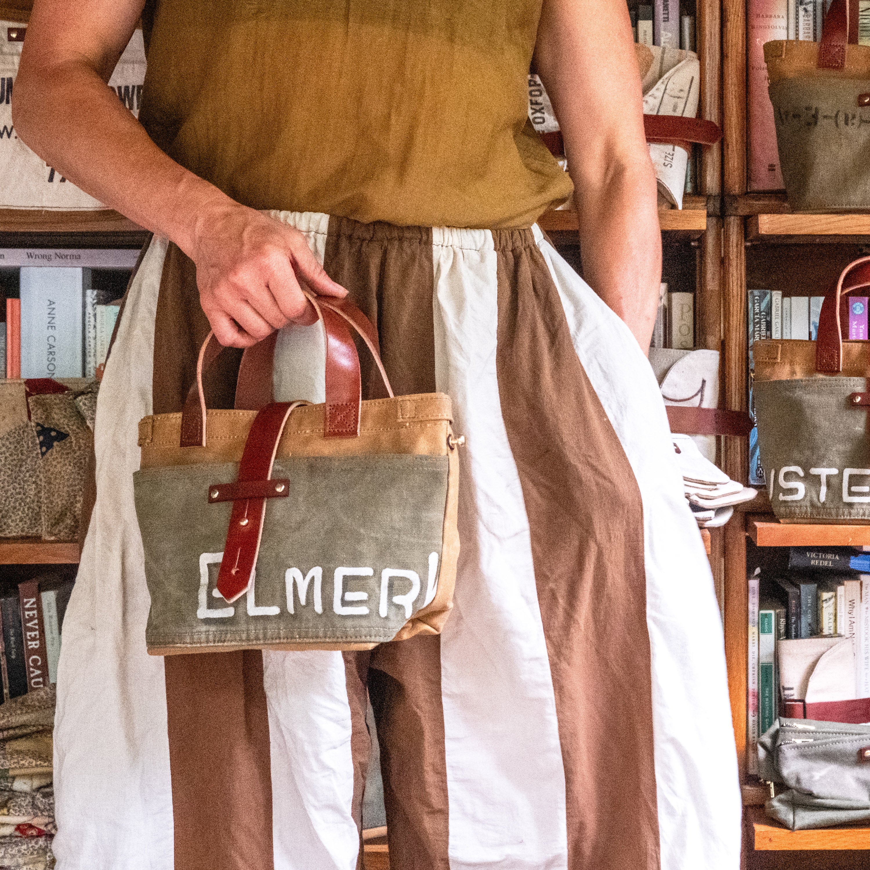 Mini Tote with Army Bag: Custer No. 6