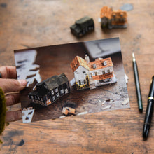 4 Postcards: The Five Acre Wood Paper Buildings