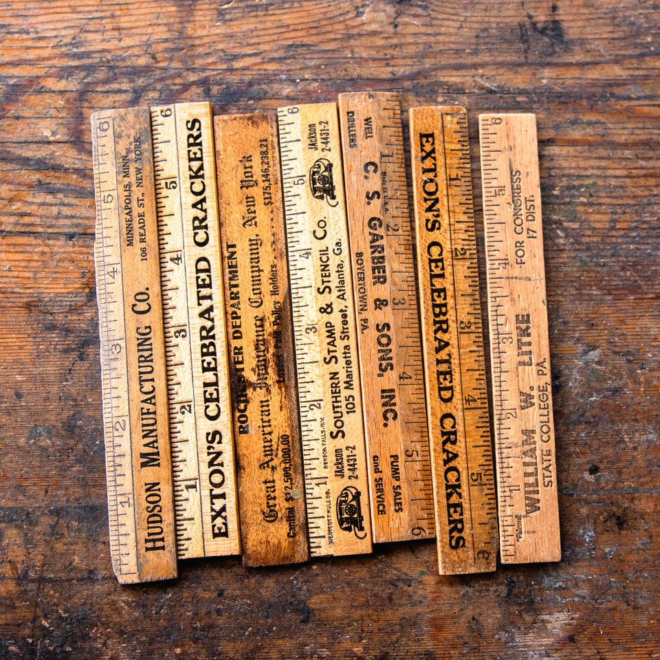 Wooden 6 Inch Ruler