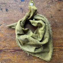 Naturally Dyed Silk Bandana Handmade by Eco Raw Studio
