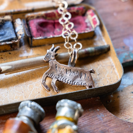 Foundlings Necklace: Ivy (Goat)