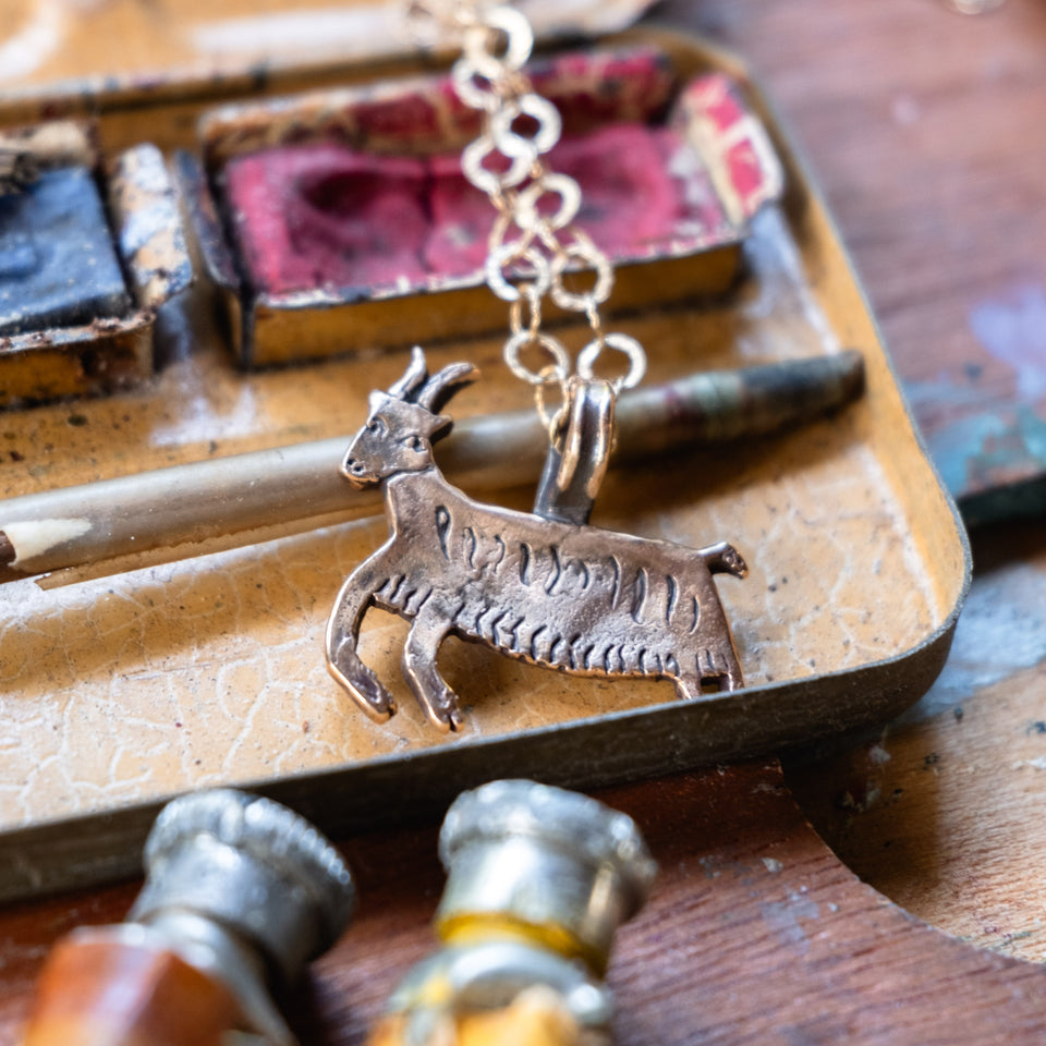 Foundlings Necklace: Ivy (Goat)