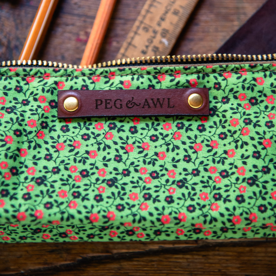 Drafter Pouch with Vintage Cotton: Julie