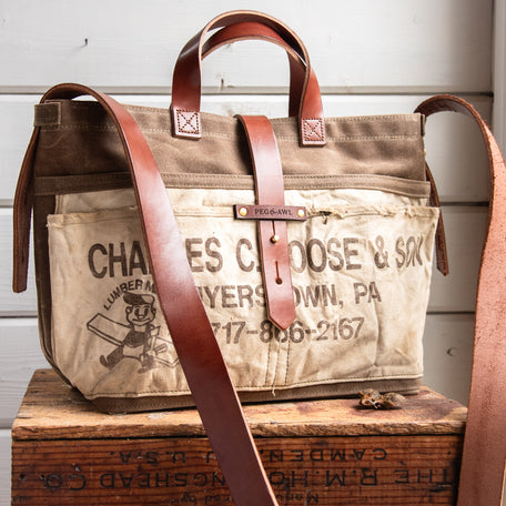 Standard Tote with Mid-Century Hardware Store Apron: Loose & Son