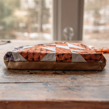 Custom Pouch with Late 1800s - Early 1900s Orphan Quilt Block: Leah