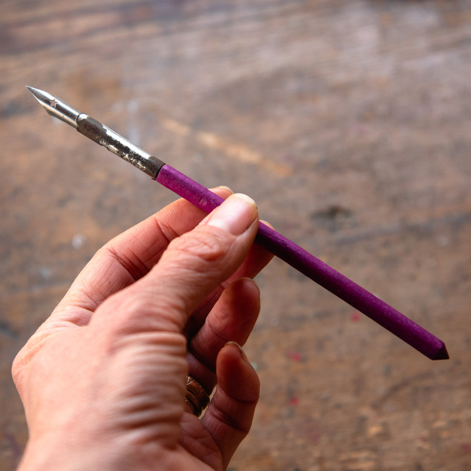 Vintage Wood Dip Pens from Spain