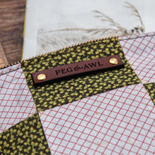 Custom Pouch with 1800s Quilt Block: Ambrose