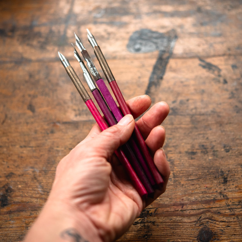 Vintage Wood Dip Pens from Spain