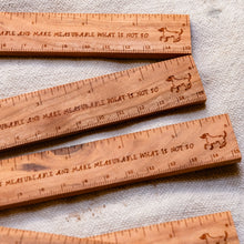 Peg and Awl Ruler: Bartram’s Cherry