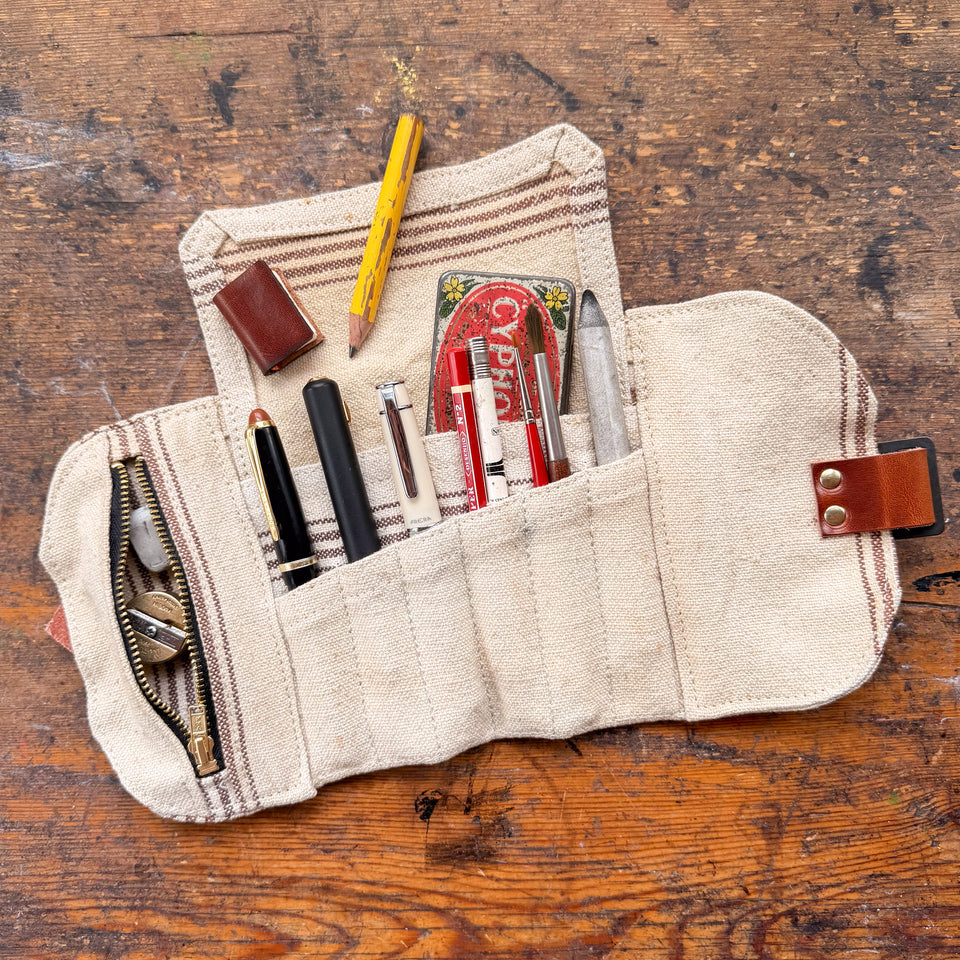 Sendak Nutshell with Antique Grain Sack: No. 1
