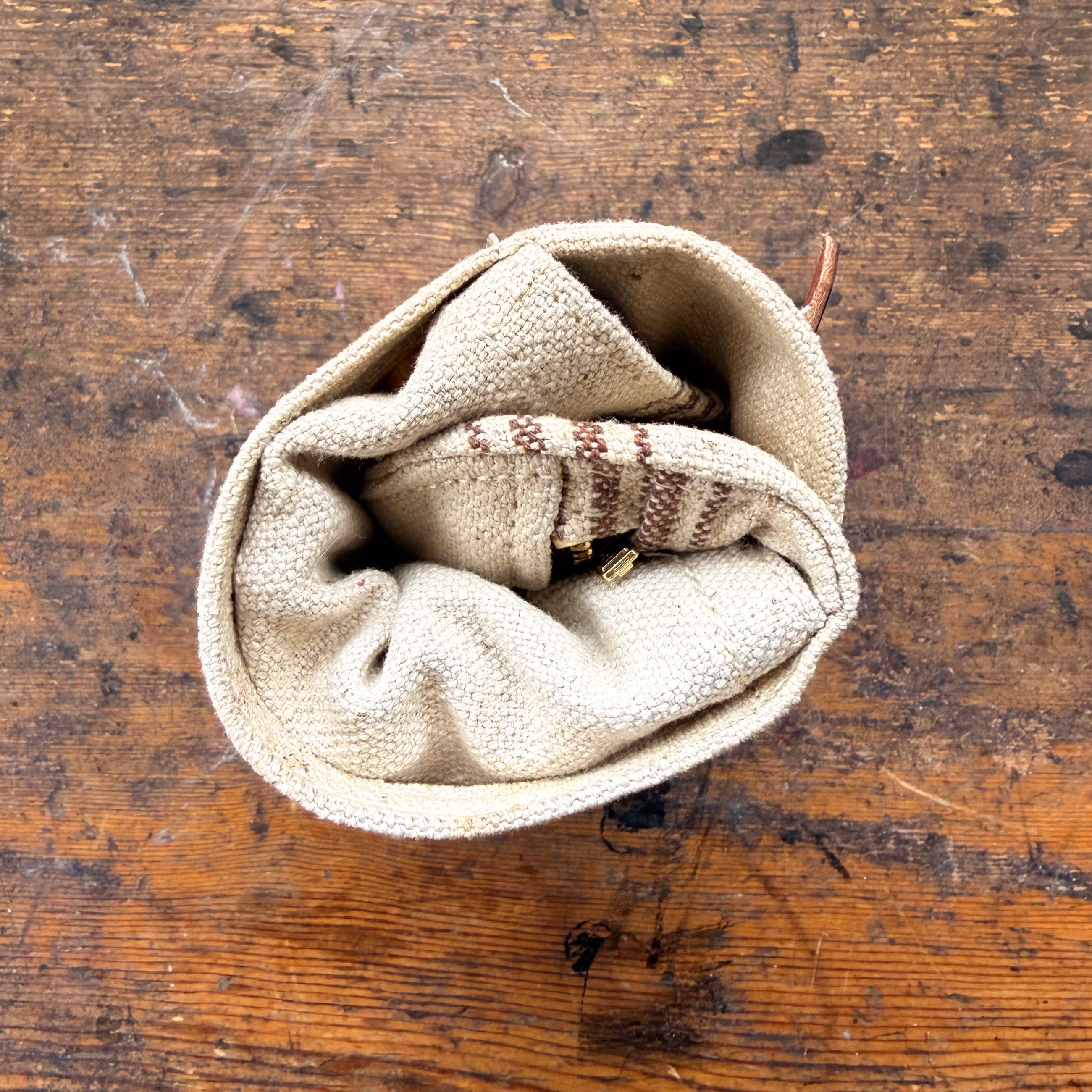 Sendak Nutshell with Antique Grain Sack: No. 1