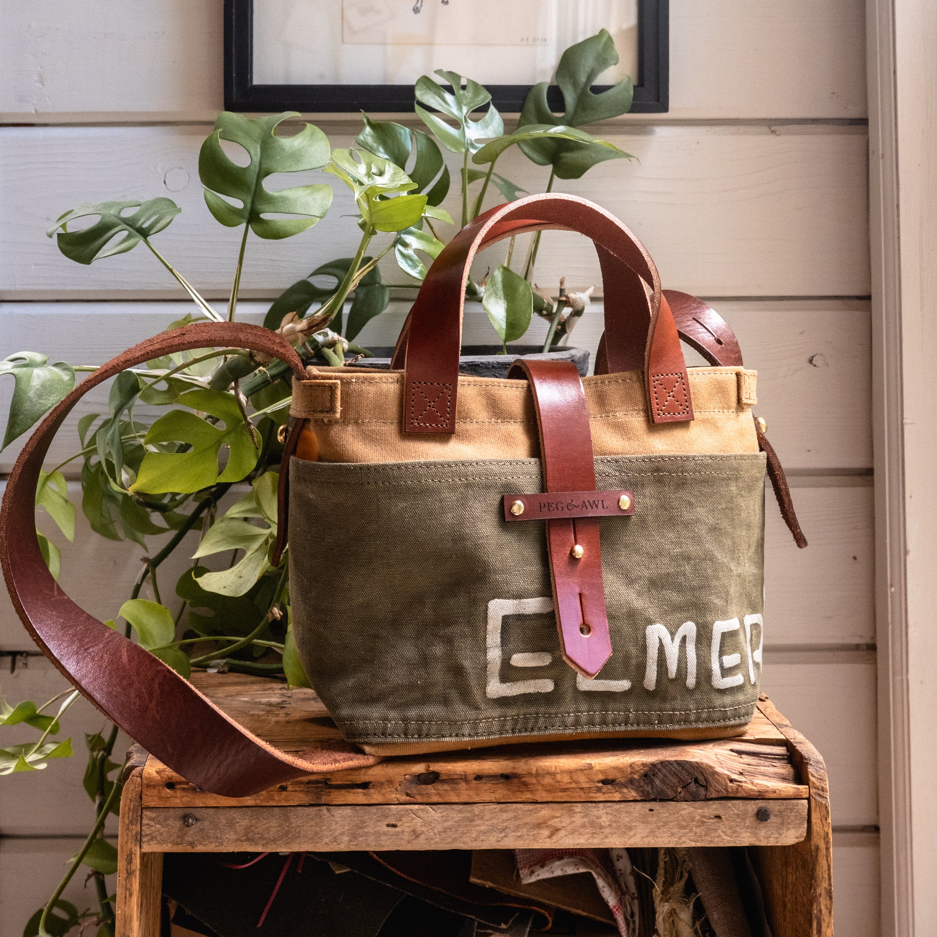 Mini Tote with Army Bag: Custer No. 6