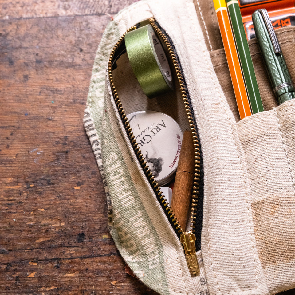 Sendak Mini Artist Roll with Vintage Feedsack: Husk