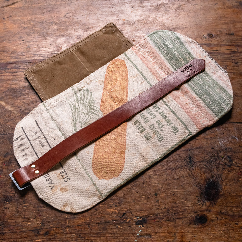 Sendak Mini Artist Roll with Vintage Feedsack: Husk