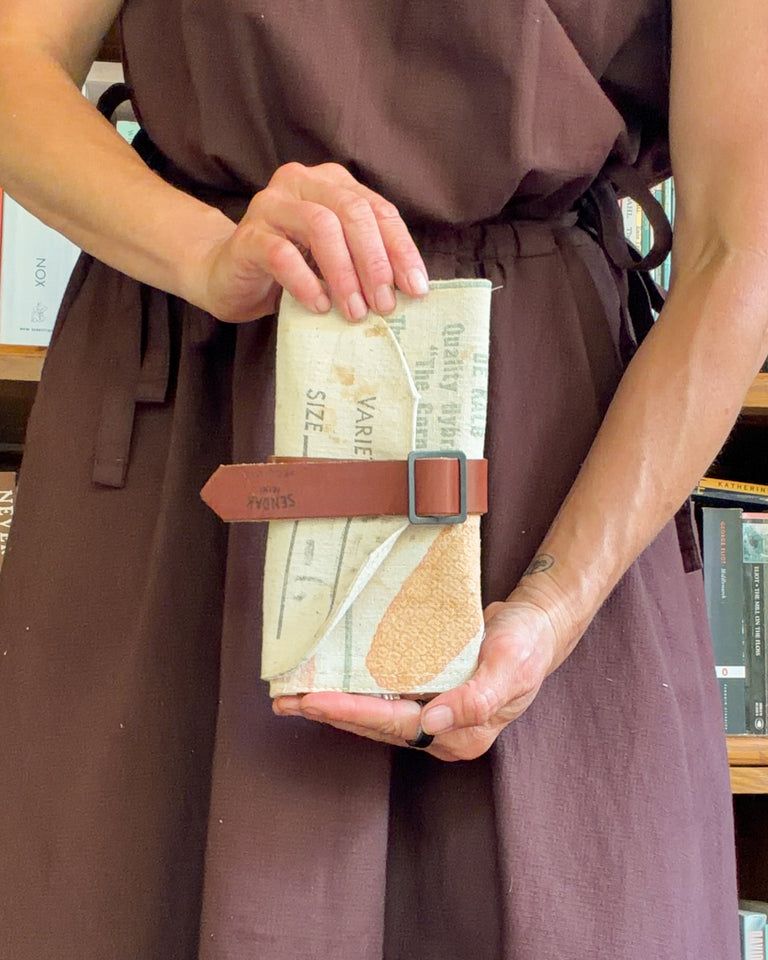 Sendak Mini Artist Roll with Vintage Feedsack: Husk