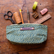 Essentials Pouch with Mid-Century Cotton: Suzan