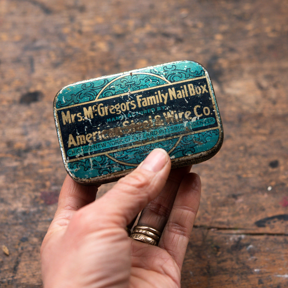 Nail Box Tin Alternative Sketchbook