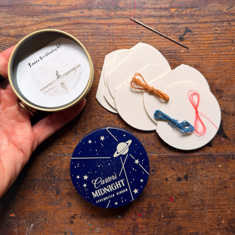 Typewriter Tinned Bookbinding Kit: Dragon