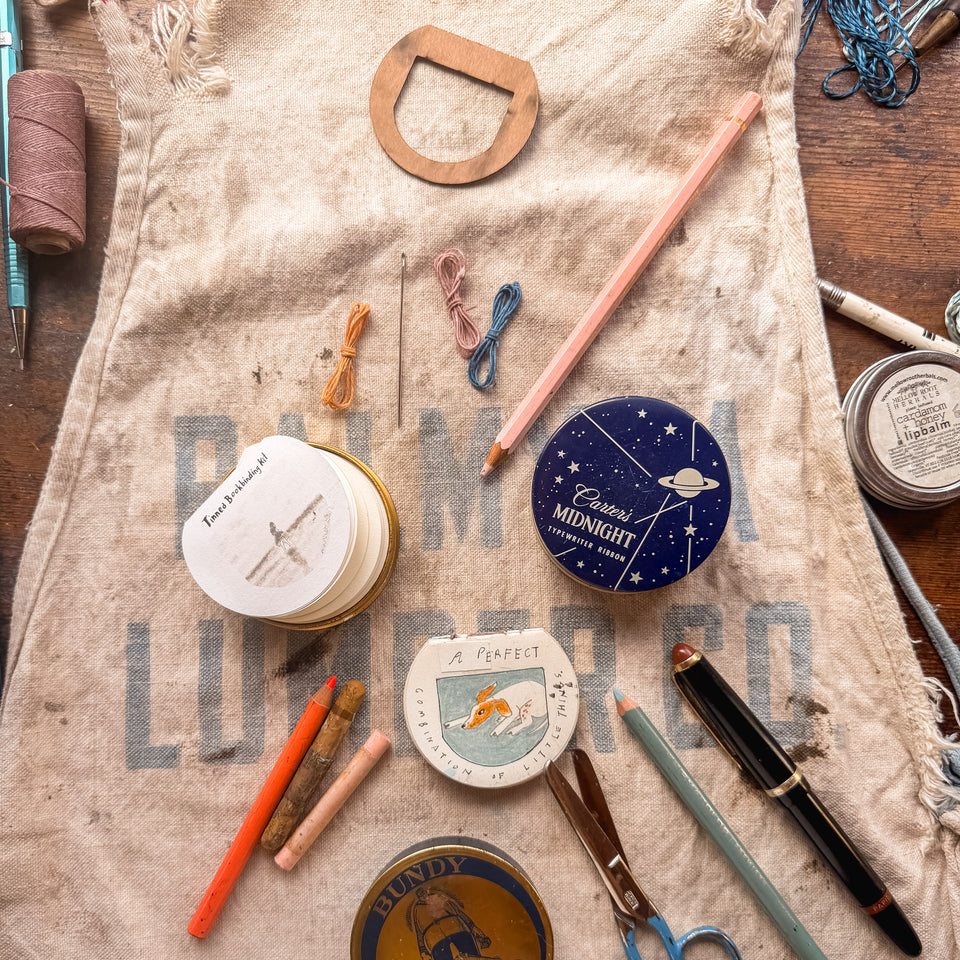 Typewriter Tinned Bookbinding Kit: Dragon