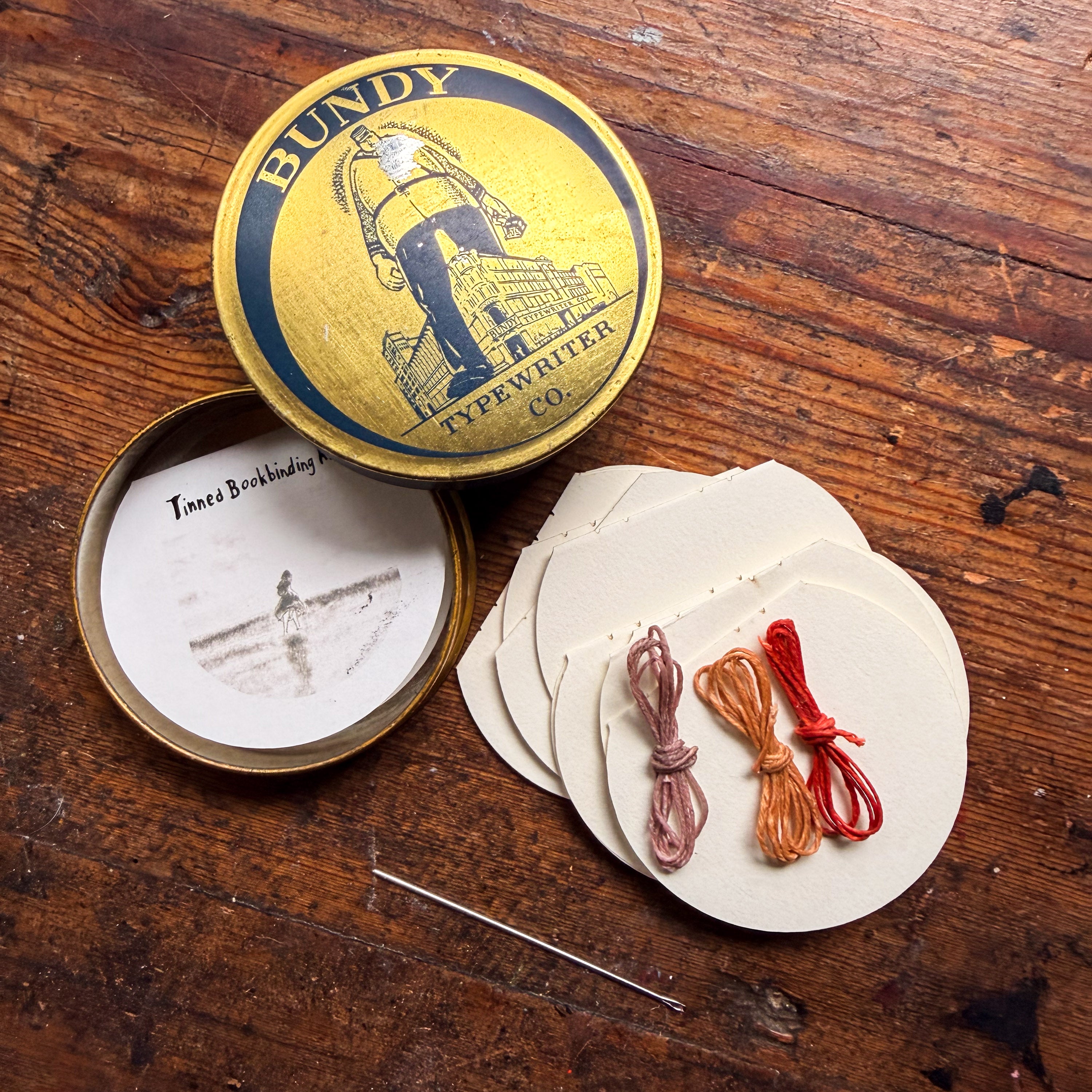 Typewriter Tinned Bookbinding Kit: Dragon
