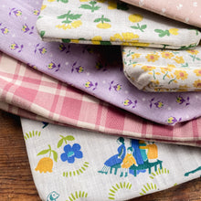 Drafter Pouch with Mid-Century Cotton Floral: Camille