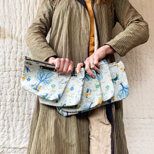 Keeper Pouch with Mid-Century Cotton Fabric: Eddie