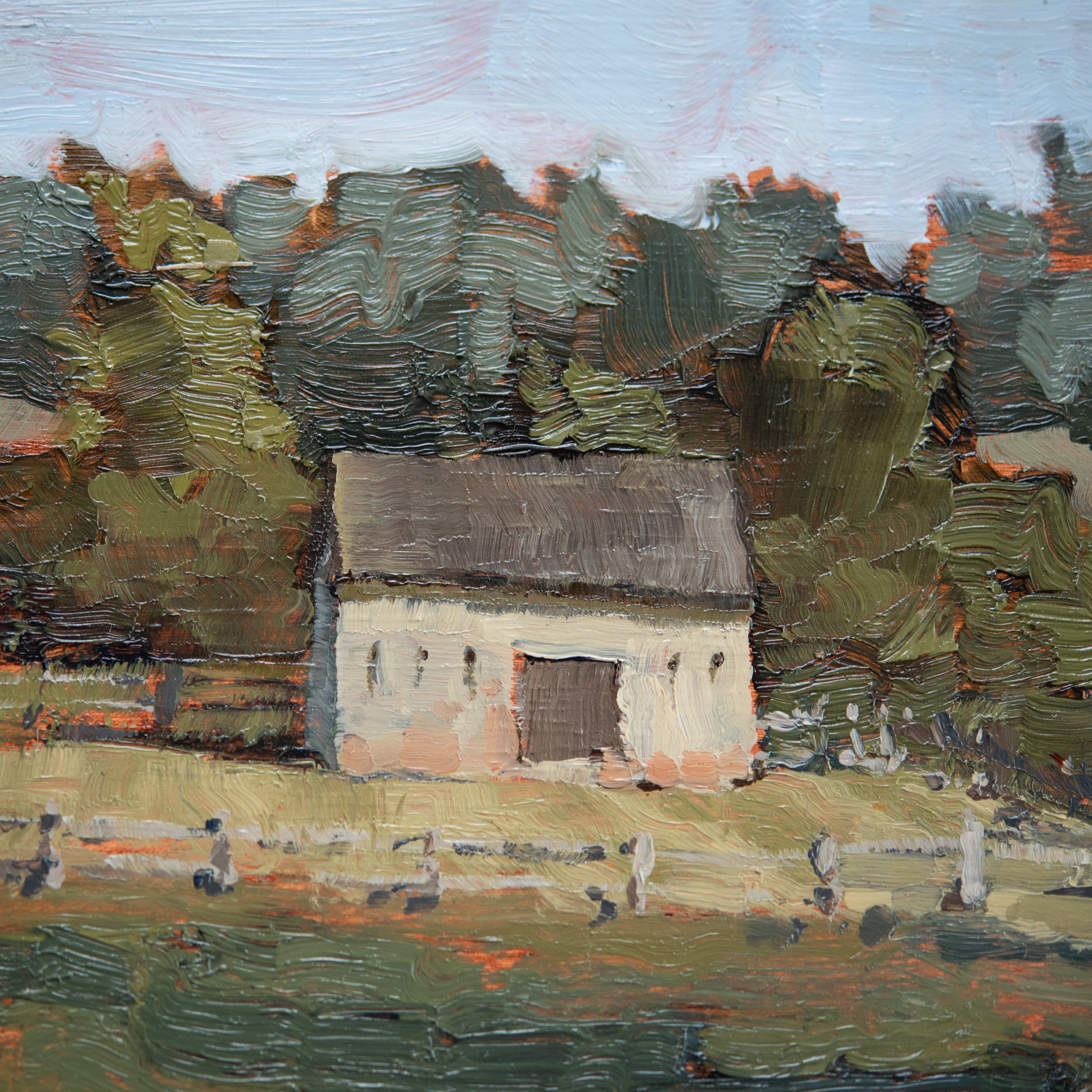 Original Plein Air Painting by Walter Kent: Stroud Preserve, 2020